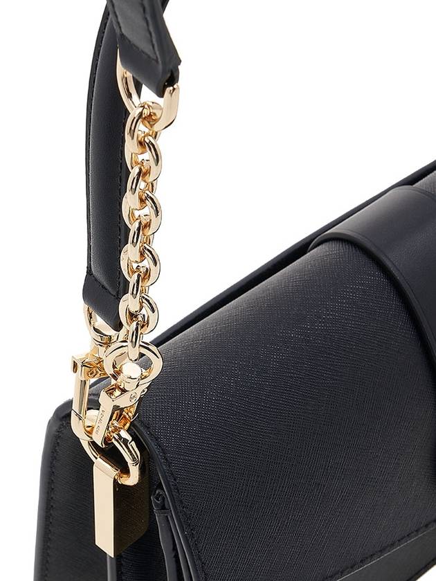 Greenwich Saffiano Medium Shoulder Bag Black - MICHAEL KORS - BALAAN 10