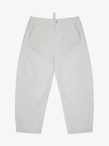 Ackerman curve leg denim pants OPTIC white AKERMANSNW747OPTICwhite - STUDIO NICHOLSON - BALAAN 1