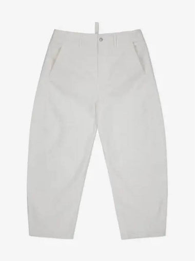 Ackerman curve leg denim pants OPTIC white AKERMANSNW747OPTICwhite - STUDIO NICHOLSON - BALAAN 1