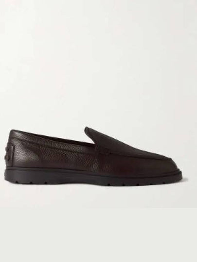 Leather Slipper Loafers Brown - TOD'S - BALAAN 2