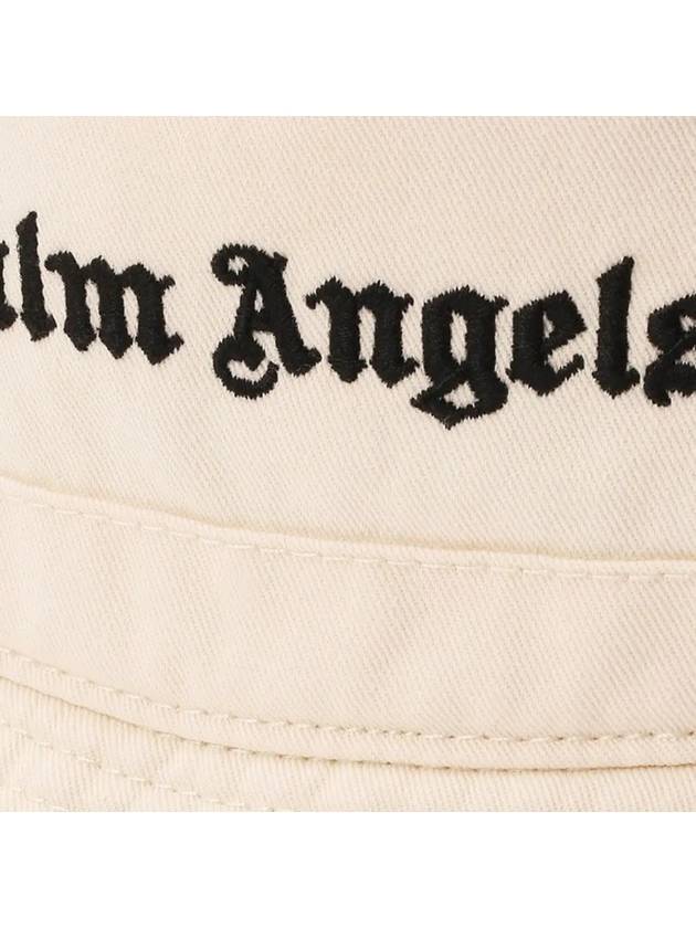 23SS Logo Embroidered Classic Bucket Hat PWLA005F21FAB002 0310 - PALM ANGELS - BALAAN 4