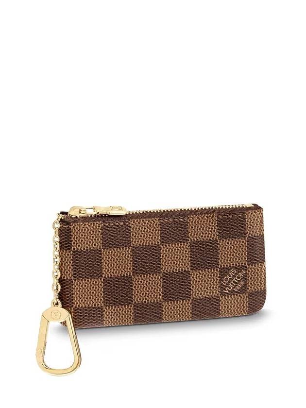 Damier Eben Pouch Key Holder Brown - LOUIS VUITTON - BALAAN 5