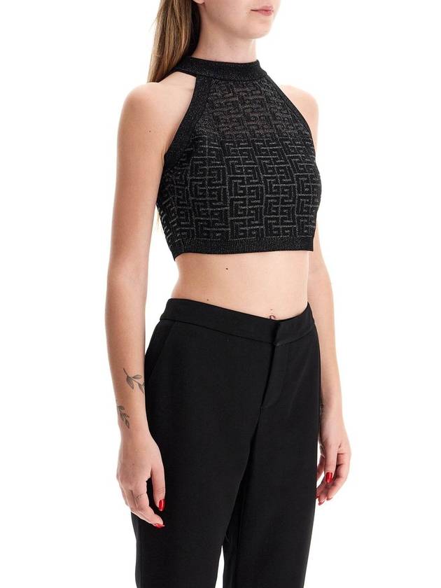 Balmain Black Viscose Top - BALMAIN - BALAAN 5