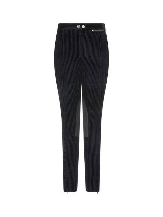 Women s Easy Tapered Corduroy Pants Black - EMPORIO ARMANI - BALAAN 1