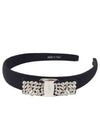 Vara Crystal Hairband Black - SALVATORE FERRAGAMO - BALAAN 2