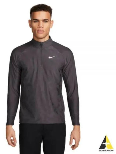 Golf Dri-Fit ADV Tour Half Zip Long Sleeve T-Shirt Anthracite - NIKE - BALAAN 2