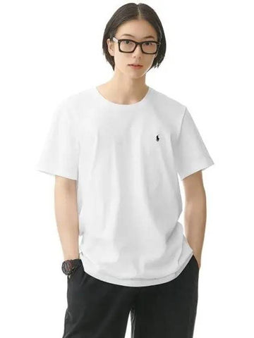 Liquid Cotton Crew Neck Slip T Shirt White - POLO RALPH LAUREN - BALAAN 1