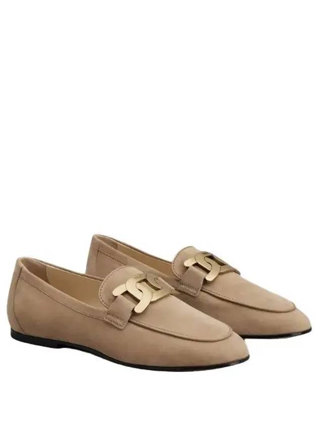 Women's Kate Suede Loafers Beige - TOD'S - BALAAN 2