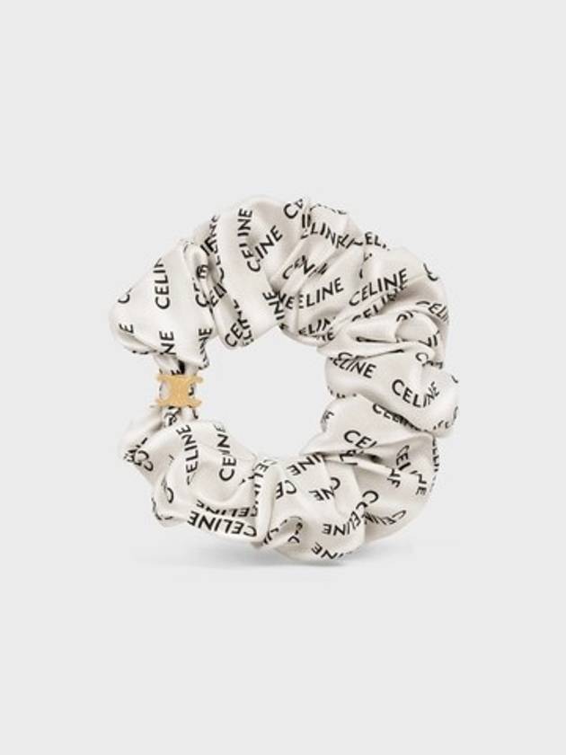 Rayure Bracelet Slik Scrunchy Gold White - CELINE - BALAAN 2