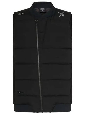 SKULL DIAGONAL DOWN VEST FOA406968 BLACKOUT - OAKLEY - BALAAN 1