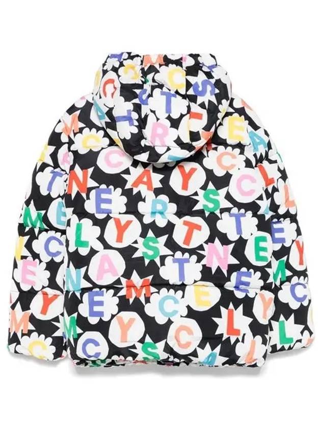 Stella Kids Multi Logo Printing Puffer Jacket - STELLA MCCARTNEY - BALAAN 2