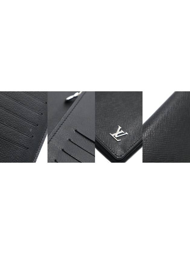 Louis Vuitton M30285 Black Taiga Leather Brazza Wallet Long - LOUIS VUITTON - BALAAN 8