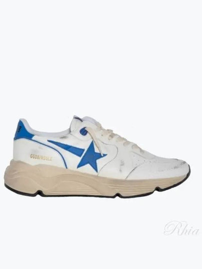 Running Sole Low Top Sneakers White Blue - GOLDEN GOOSE - BALAAN 2