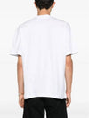 Brushed Logo Cotton Short Sleeve T-Shirt White - MSGM - BALAAN 5