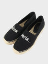 Logo fabric espadrilles black - CELINE - BALAAN 6