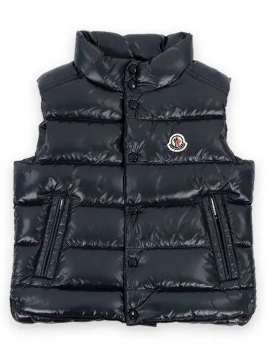 Kids TIB Logo Patch Padded Vest Blue Navy 1A12620 68950 742 1084851 - MONCLER - BALAAN 1