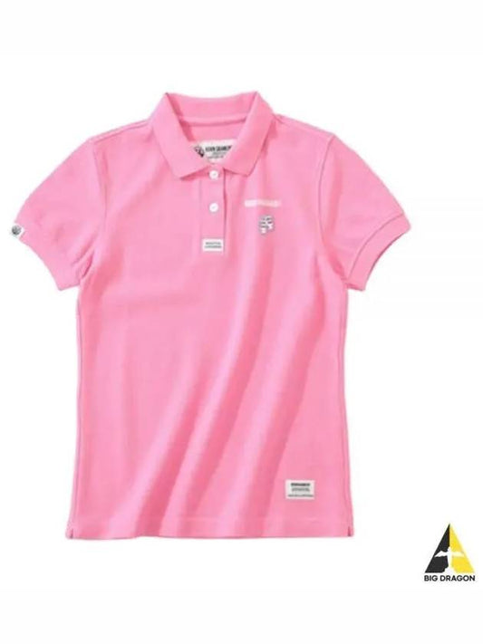 Golf Wear Women s Short Sleeve T Shirt HCW 2A AP01 PINK - HORN GARMENT - BALAAN 1