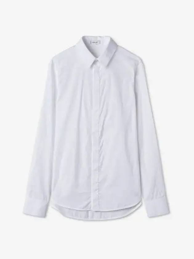 Classic Cotton Shirt White W1028PCWHT - WARDROBE.NYC - BALAAN 1