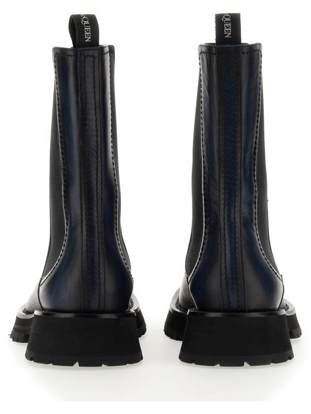 Leather Chelsea Boots Black - ALEXANDER MCQUEEN - BALAAN 4