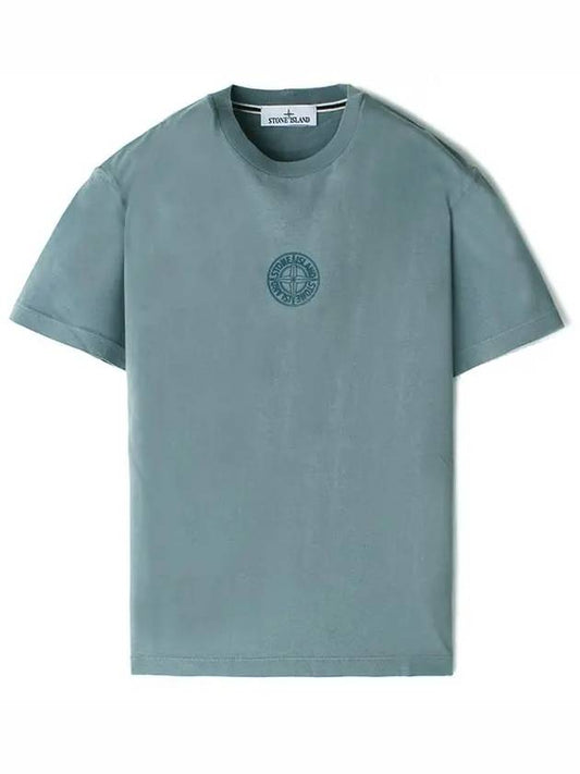 Compass Logo Short Sleeve T-Shirt Grey - STONE ISLAND - BALAAN 2