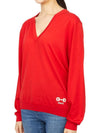 Women's Horsebit Knit Top Red - GUCCI - BALAAN 3