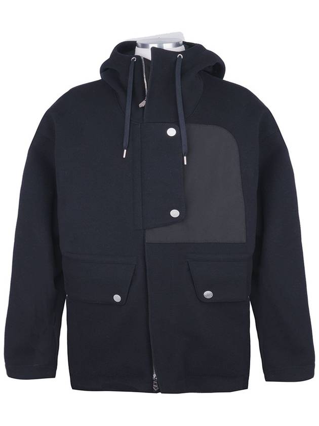 Wool Hooded Men s Jacket - HERMES - BALAAN 1