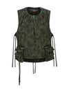 Camouflage Padded Turtle Vest Green - ANDERSSON BELL - BALAAN 1