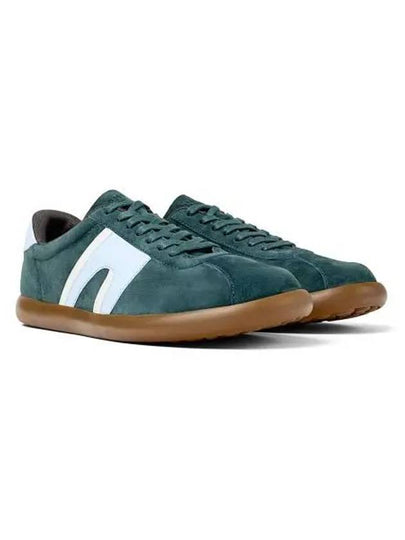 Pelotas Soller Nubuck Leather Low-Top Sneakers Green - CAMPER - BALAAN 2