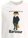 Logo Print Short Sleeve T-Shirt White - BARBOUR - BALAAN 5