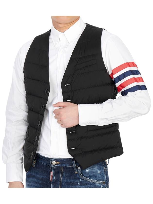 Button-Up Padded Vest Black - HERNO - BALAAN 8