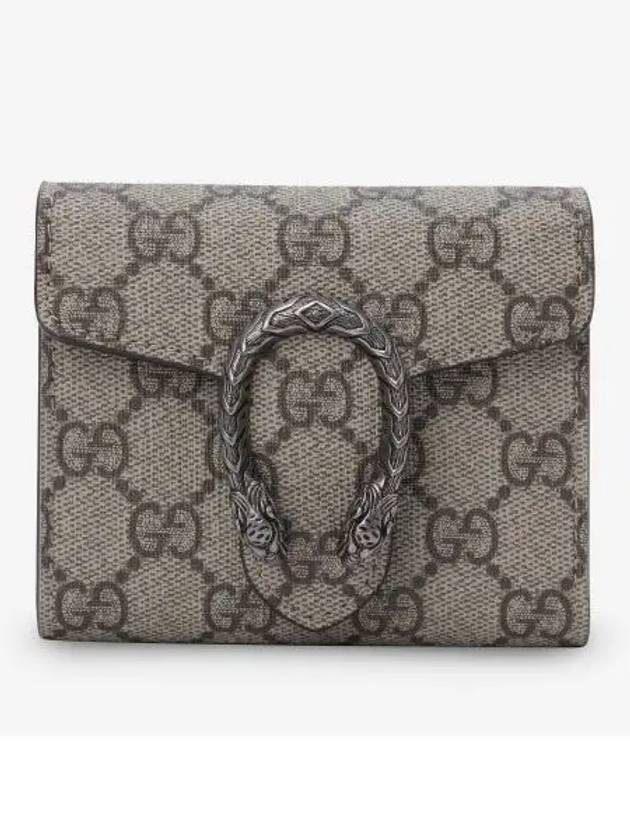 Women's Dionysus Card Wallet Beige - GUCCI - BALAAN 2