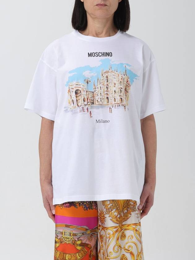 T-shirt Moschino Couture stampata - MOSCHINO - BALAAN 1