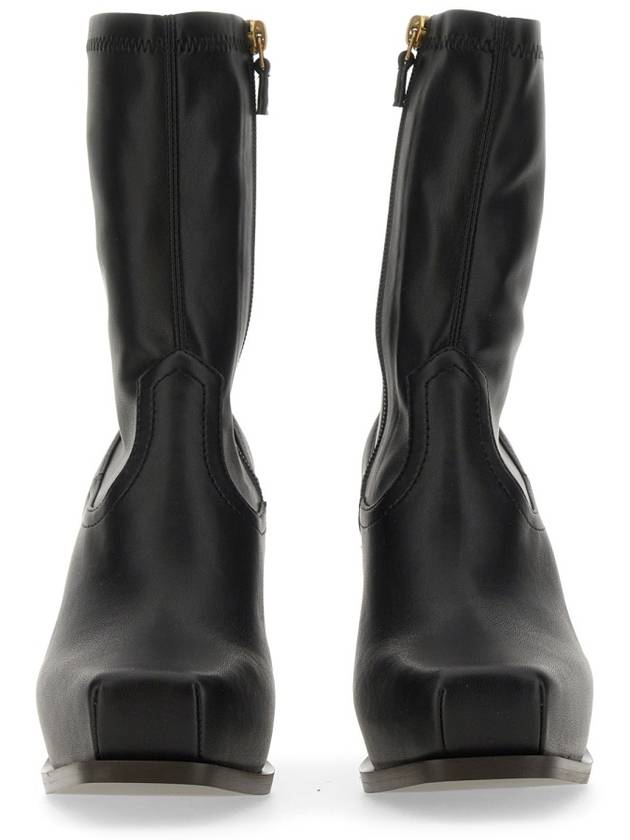 Women's Cowboy Middle Boots Black - STELLA MCCARTNEY - BALAAN 3