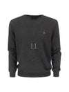 Logo Crew Neck Wool Knit Top Navy - POLO RALPH LAUREN - BALAAN 2