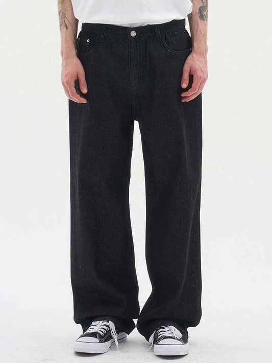 Summer denim wide pants black - BLONDNINE - BALAAN 2