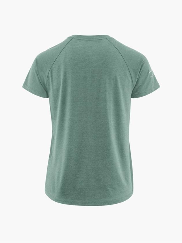 Women's Fafne Short Sleeve T-Shirt Faded Green - KLATTERMUSEN - BALAAN 3