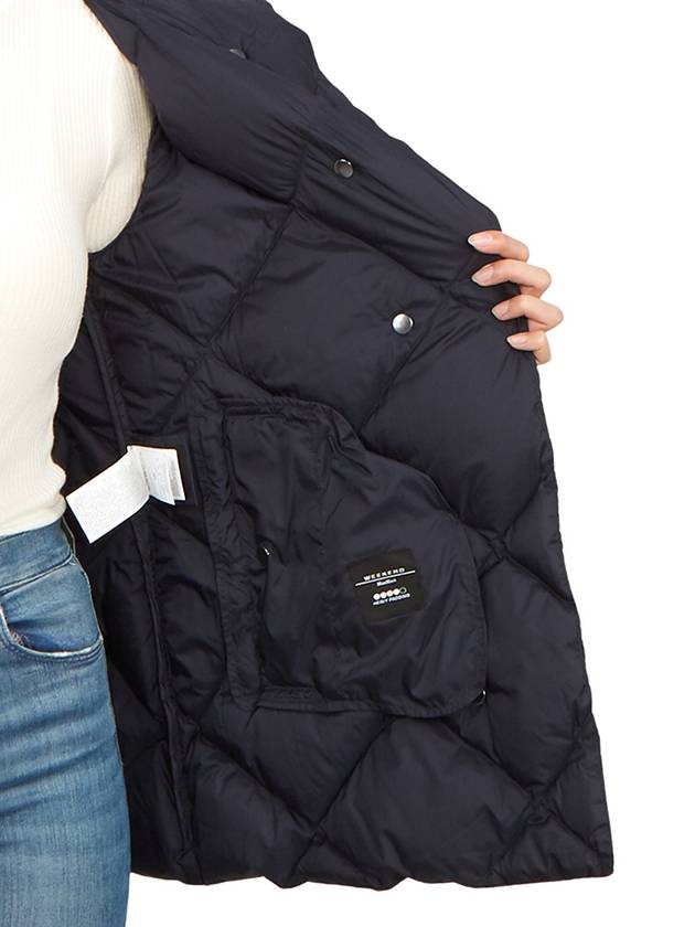 Frutto Padded Vest Navy - MAX MARA - BALAAN 10