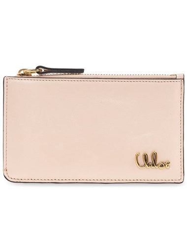 Chloé Card Holder, Women's, Pink - CHLOE - BALAAN 1