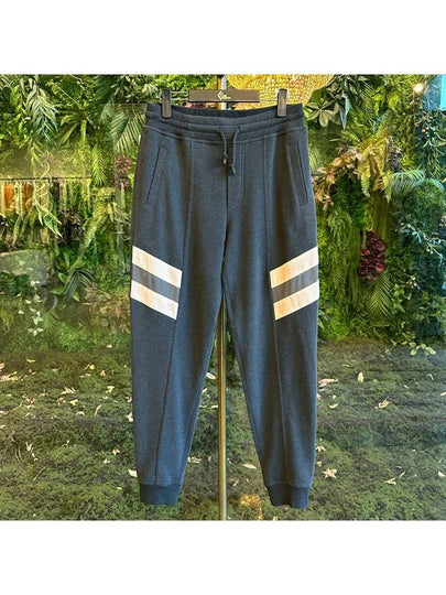 Side Stripe Jogger Track Pants Dark Grey - BRUNELLO CUCINELLI - BALAAN 2