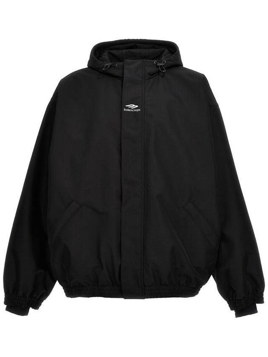 3B Sports Icon Ski Parka Black - BALENCIAGA - BALAAN 1