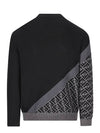 Diagonal Wool Knit Top Black - FENDI - BALAAN 3