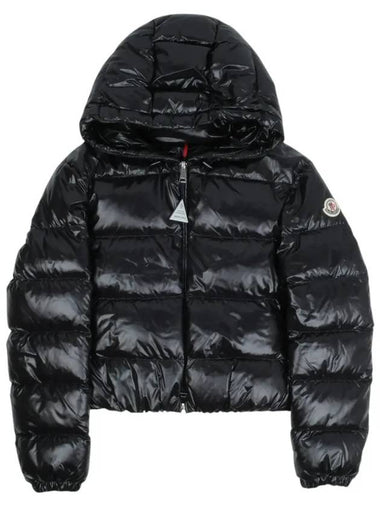 logo patch BAYARD short down hood padded jacket black 1A00083 5963V 999 - MONCLER - BALAAN 1