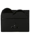 Heart Card Wallet Black - VIVIENNE WESTWOOD - BALAAN 2