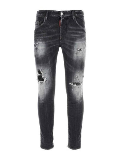 Skater Distressed Jeans Grey - DSQUARED2 - BALAAN 2