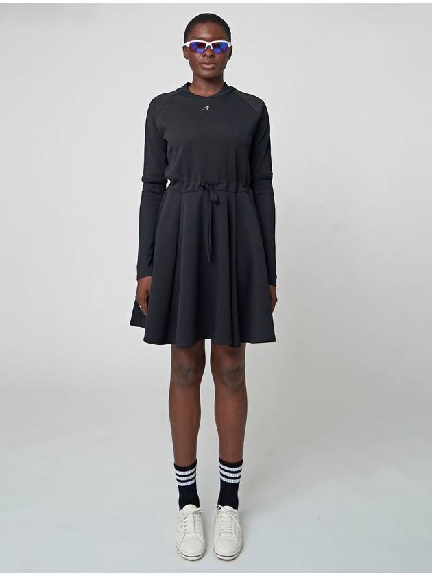 Modern Flare Short Dress Black - ATHPLATFORM - BALAAN 5