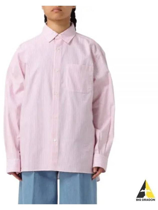 Sela Stripe Shirt Pink - A.P.C. - BALAAN 2