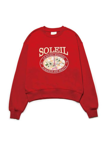 Brushed Options Soleil Vintage Eiffel Sweat Shirts RED - LE SOLEIL MATINEE - BALAAN 1