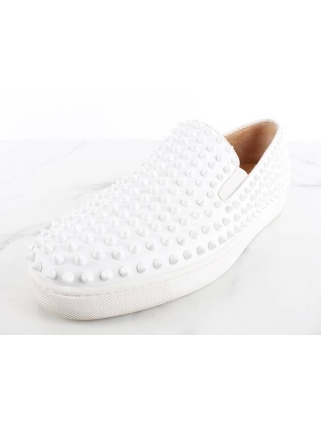 Stud Rollerboat Slip On White 43 280 - CHRISTIAN LOUBOUTIN - BALAAN 6