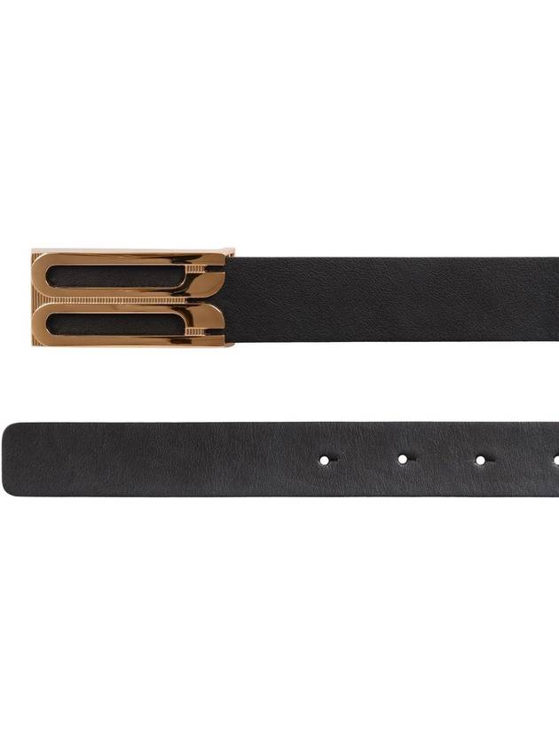 Victoria Beckham Logo Buckle Leather Belt - VICTORIA BECKHAM - BALAAN 3