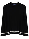 West Wool Knit Top Black - MAX MARA - BALAAN 2